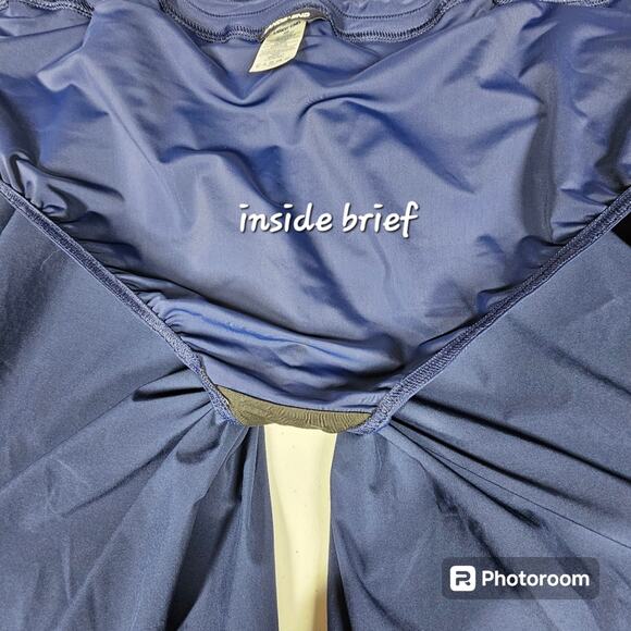 Lands' End Navy Quick Dry Plus Size 26W 11" Swim Shorts #50598 - Picture 7 of 11